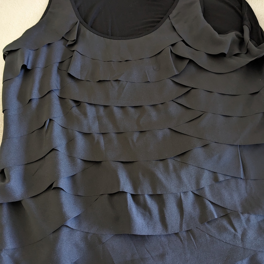 Black Layered Sleeveless Top